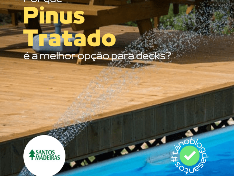 Deck pinus tratado
